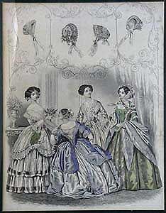 four American Victorian Dresses