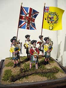 54 mm Tin Soldier Private soldier of Scottish 92nd Regiment Gordon 1815 