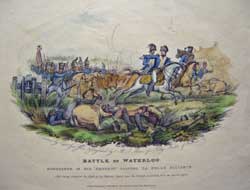Waterloo Napoleon retreating