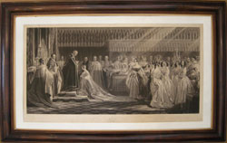 Queen Victoria taking the sacrament