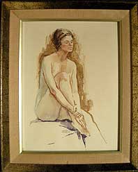 Thomson m seated Nude