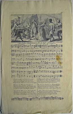 MIDDLEBURY COLLEGE Original Vintage Song Sheet c1931 "Gamaliel Painter's Cane" 