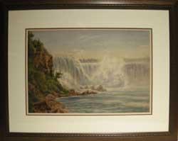 TM MArtin Niagara Falls Watercolour