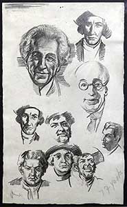 F.F. Yorke faces