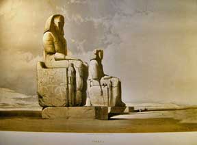roberts thebes statues