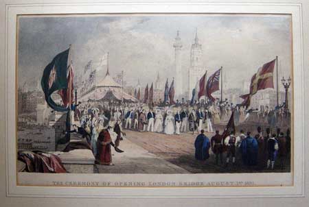 allom opening of London Bridge lge 