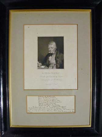 Sir Walter Scott mss poem