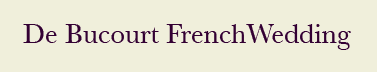DeBoucourtFrench Wedding